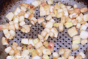карамелизированные яблоки